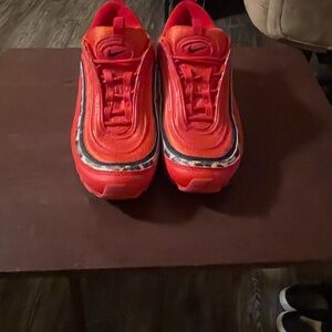 Women’s Red Nike Athletic Shoes